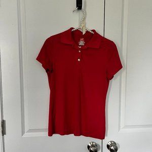 Red Hanes Cool Dri Polo